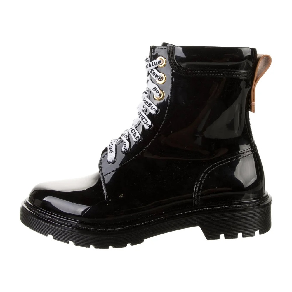 SEE BY CHLOE RUBBER RAIN BOOTS SIZE 8 / 38